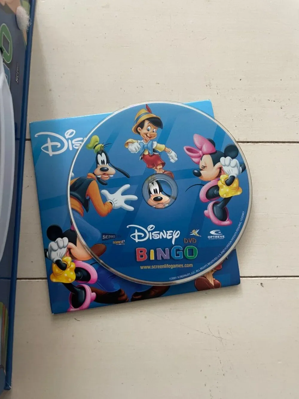 Disney DVD Bingo Game COMPLETE ScreenLife 2005 Mickey Minnie Mouse Scene It Case